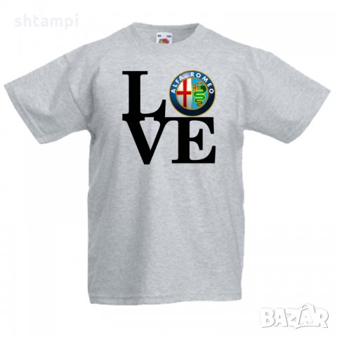 Детска тениска Alfa Romeo LOVE, снимка 3 - Детски тениски и потници - 33773465