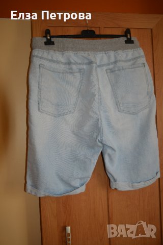 Дънкови макси дамски къси светло сини панталони, снимка 2 - Къси панталони и бермуди - 42322512