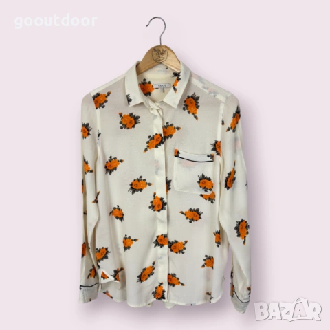 Ganni Rosemont Floral принт риза (38)