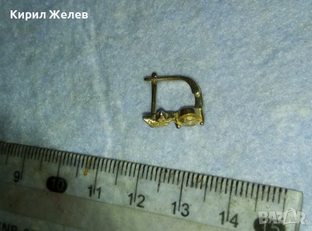 ПРЕКРАСНА АНГЛИЙСКА СКЪПОЦЕННА СРЕБЪРНА АРТ ОБЕЦА СРЕБРО S925 със ЗВЕЗДИЧКА и ЦИРКОНИ 40357, снимка 13 - Обеци - 42406357