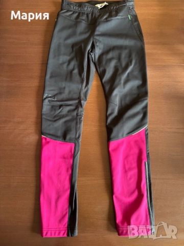 къс дамски розов/черен клин/панталон за спорт, VAUDE, размер XS, зимни