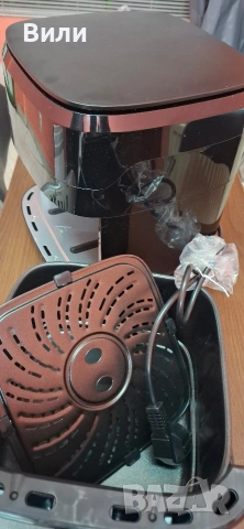 Фритюрник с горещ въздух Air Fryer XL 5 литра, снимка 4 - Фритюрници - 53622734