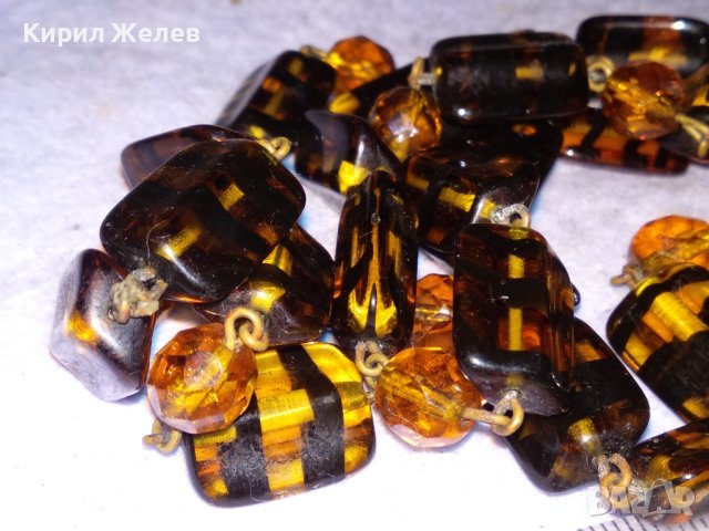 СТАРИННО РЕТРО КОЛИЕ от КРАСИВО ВЕНЕЦИАНСКО СТЪКЛО МУРАНО и БРОНЗ Рядка МАЙСТОРСКА ИЗРАБОТКА 181818, снимка 16 - Антикварни и старинни предмети - 41865601