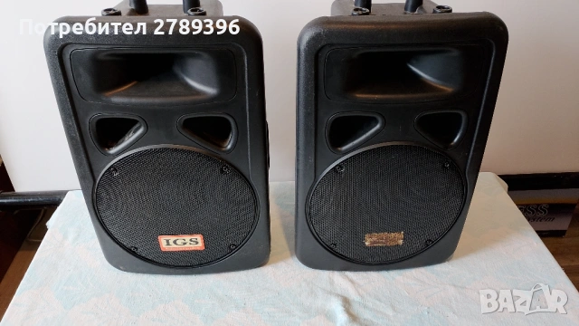 професионални тонколони 12", комплект със стойки