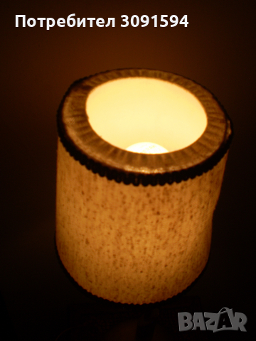 ретро нощна лампа от месинг, снимка 6 - Антикварни и старинни предмети - 36350298