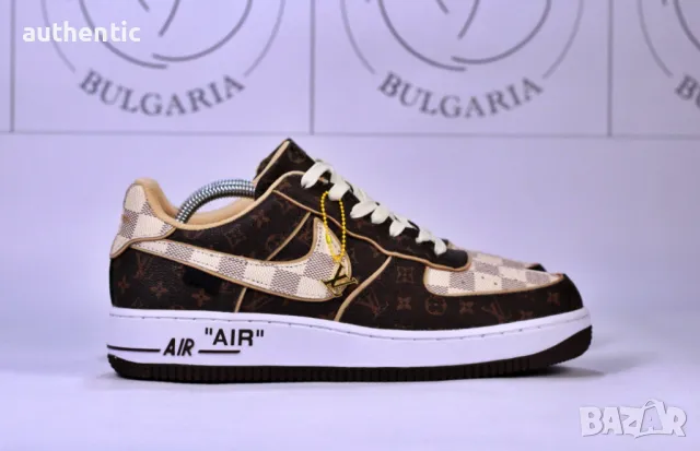 Nike Air Force 1 x Louis Vuitton, снимка 4 - Маратонки - 34961208