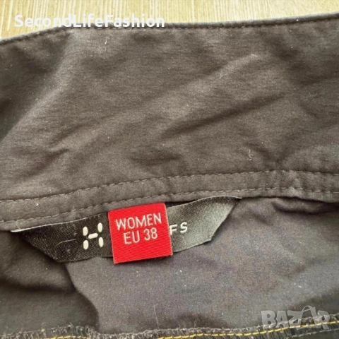 Дамски къси панталони HAGLOFS Climatic размер 38 M, черни еластични, снимка 2 - Къси панталони и бермуди - 53111026