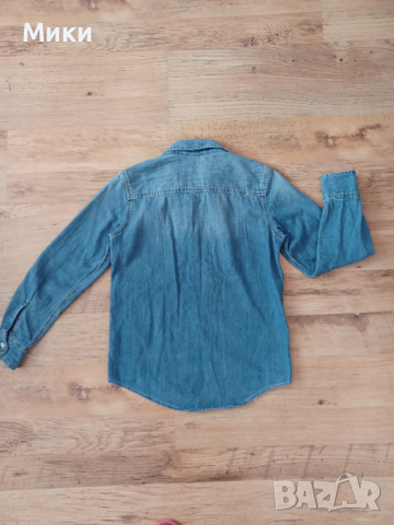 Дънкена ризка, снимка 4 - Детски ризи - 36193641