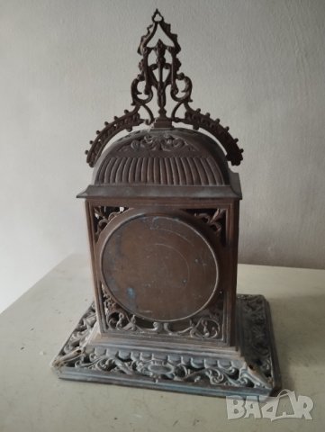 Стар настолен часовник, снимка 4 - Антикварни и старинни предмети - 42224182