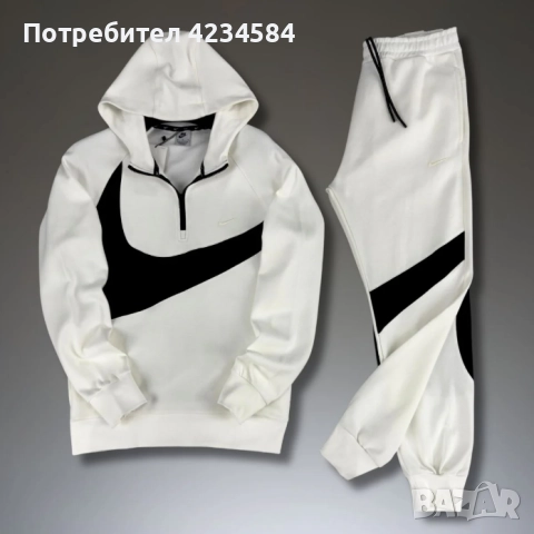 Nike спортен екип сив/черен/бял/тъмно син, снимка 3 - Спортни дрехи, екипи - 52990405