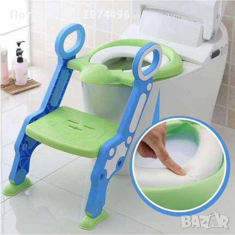 2600 Детски тоалетен адаптер - седалка със стълба, снимка 4 - Други - 36399667