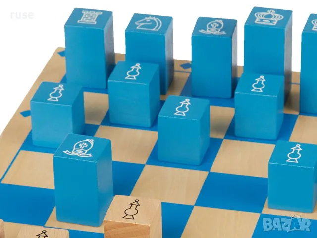 НОВИ! Дървен шах, снимка 2 - Шах и табла - 48592662