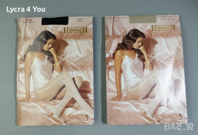 Wolford Satin Touch L размер луксозни дамски чорапогащници, снимка 2 - Бельо - 52714783