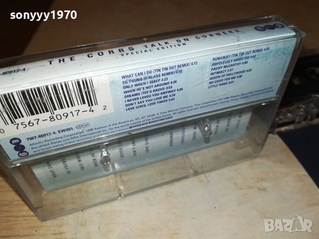 THE CORRS-ORIGINAL TAPE 2406231433, снимка 15 - Аудио касети - 41340290