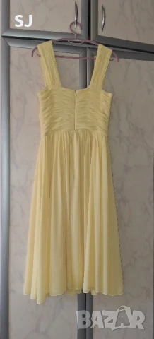 Дамска лятна жълта маркова рокля - Polo, снимка 3 - Рокли - 50643922