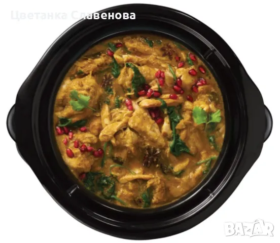 Дигитален уред за бавно готвене Крок-Пот 4.7л с прикачващ се капак, снимка 8 - Мултикукъри - 50360063