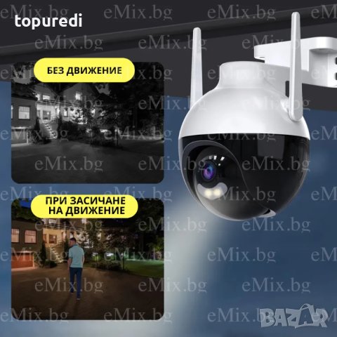 СФЕРИЧНА ВЪНШНА КАМЕРА С КАРТА ПАМЕТ 128GB, снимка 7 - HD камери - 41885825