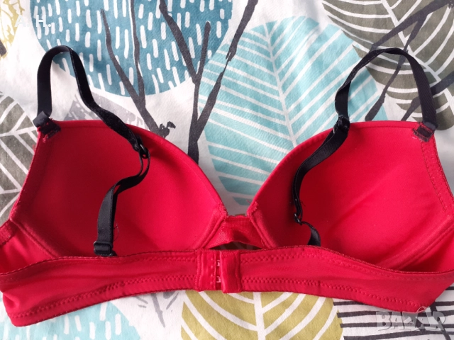 Червен сутиен 80Б, снимка 2 - Бельо - 51832982