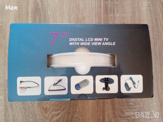 Телевизор LCD Mini TV 7 инча, снимка 4 - Телевизори - 41358958