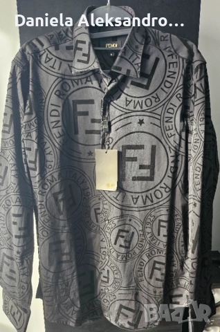 FENDI нова спортно елегантна риза, снимка 2 - Ризи - 52243162