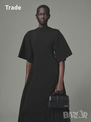 Оригинална кожена чанта Jacquemus Le Grand Bambino, снимка 4 - Чанти - 55929759