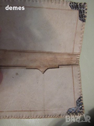 Дамски портфейл от змийска кожа на питон, снимка 6 - Портфейли, портмонета - 41680115