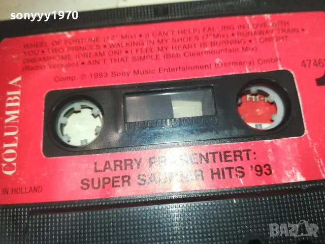 LARRY SUPER HITS 93 COLUMBIA-MADE IN HOLLAND 2909241857, снимка 18 - Аудио касети - 47397869