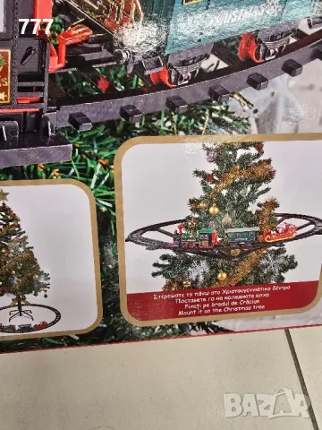 коледно влакче около елха, снимка 8 - Декорация за дома - 48395462