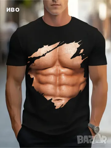 продавам голяма мъжка тениска със щампа, снимка 2 - Тениски - 50124484