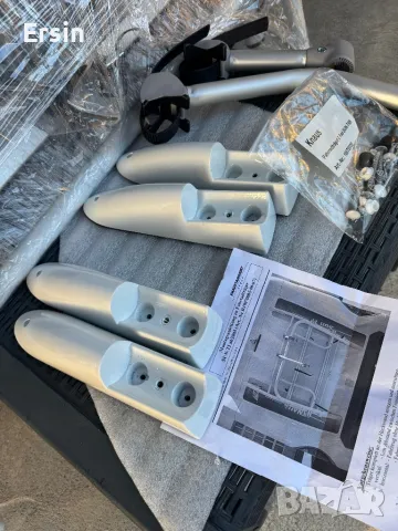 Оригинална стойка за 2 велосипеда  За Кемпер KNAUS SUN-TI05 Цвят : Бял  (чисто нов)  , снимка 9 - Къмпинг мебели - 50075407