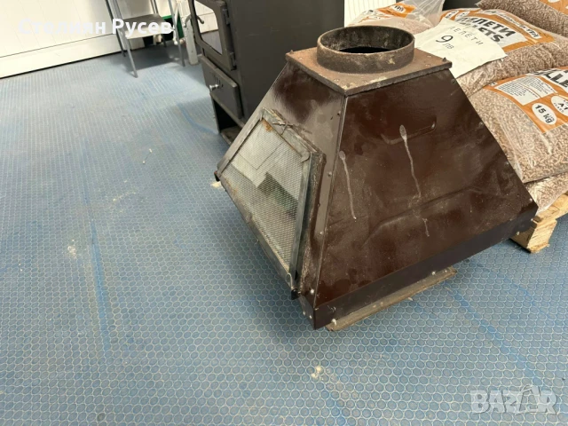 030688    6kw суха камина свободностояща 6000w ксс 1 горна оряховица  / печка БЕЗ водна риза -цена 1, снимка 2 - Отоплителни печки - 50556256