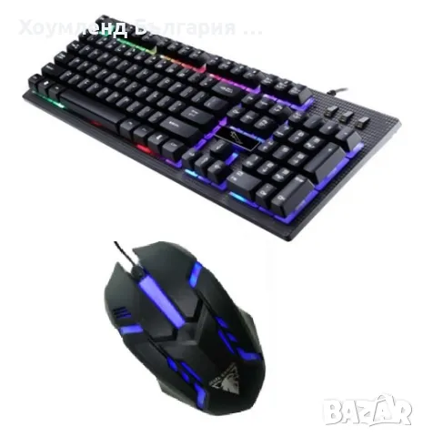 Геймръски комплект клавиатура и мишка