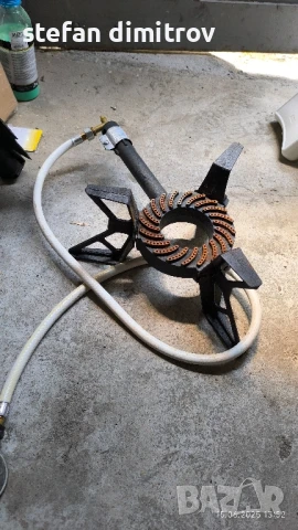 Газов котлон, макс. 8 kW, с регулатор на налягането на газта 37 mbar, IT, газов маркуч 1,5 м,, снимка 8 - Газови котлони - 50672686