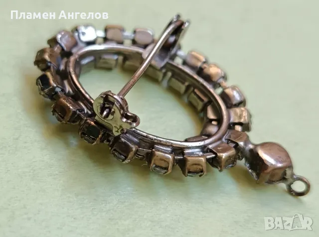 Стара посребрена брошка, снимка 6 - Други ценни предмети - 50095904