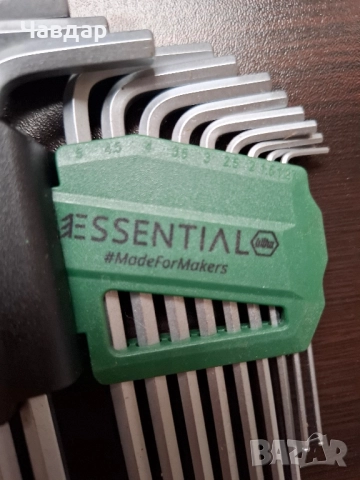 Wiha Essential-комплекти професионални шестограми(14 бр), снимка 4 - Други инструменти - 52091007