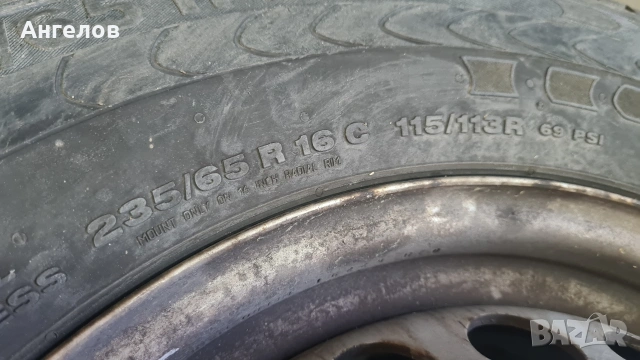 Гуми с джанти 235 65 16 Мерцедес Спринтер Фолксаген Крафтер VW Krafter Sprinter, снимка 3 - Гуми и джанти - 53398766