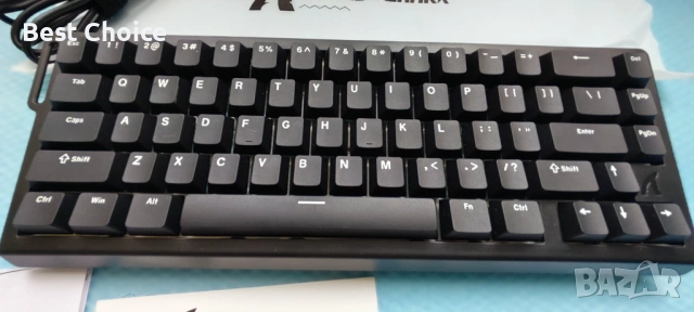 Геймърска клавиатура ATTACK SHARK X68 HE 8000Hz Rapid Trigger, 0.01 mm RT точност, кабелна RGB 60% , снимка 5 - Клавиатури и мишки - 53056312