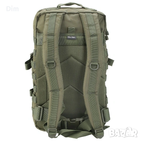 Зелена тактическа раница Mil-Tec Assault 2 36л., снимка 6 - Раници - 53496524