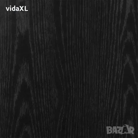 vidaXL Етажерка за обувки, черна дъб, 54x34x100,5 см, инженерно дърво, снимка 9 - Етажерки - 56148330