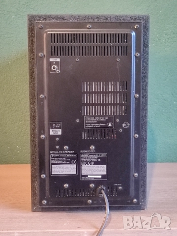 Активен субуфер SONY + 3бр. малки но мощни и тежки съраунд колонки със стойки за стена, снимка 8 - Тонколони - 52662157