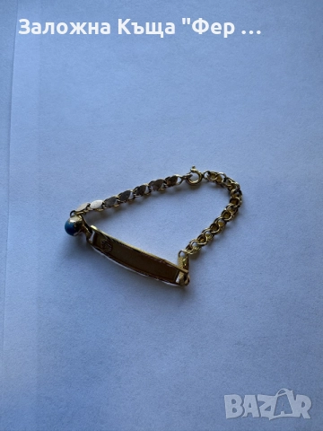 75€/ГР Бебешка златна гривна, снимка 2 - Гривни - 56309890