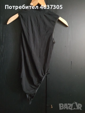 маркорково боди блуза, снимка 2 - Блузи с дълъг ръкав и пуловери - 53284126