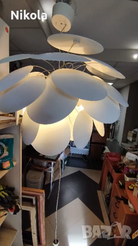 Полилей стил Marset Discocó с три крушки 80/60см, снимка 10 - Полилеи - 51197688