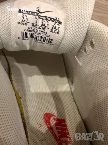 NIKE Air Max дамски маратонки 38.5, снимка 7 - Маратонки - 44724835