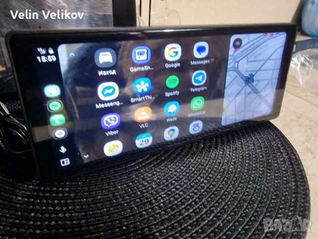 Безжичен мултимедиен дисплей player Android Auto Carplay