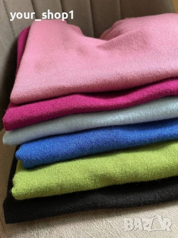 Кашмир  дамска блуза с къс ръкав , снимка 4 - Блузи с дълъг ръкав и пуловери - 53865757