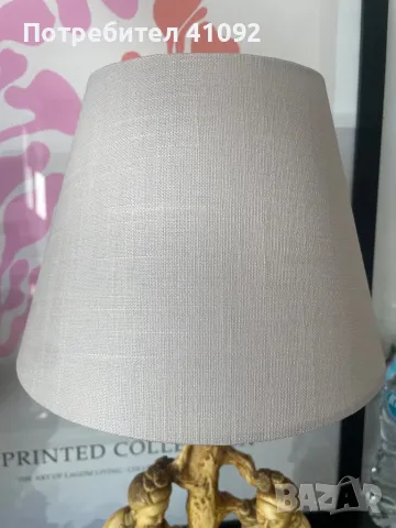 Старинна нощна лампа, снимка 4 - Настолни лампи - 49402690