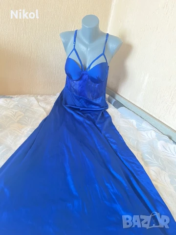 рокля с дължина до пода, снимка 3 - Рокли - 51235362