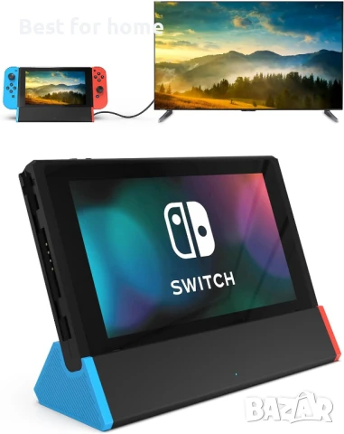 Преносимо зарядно устройство, съвместимо с Nintendo Switch