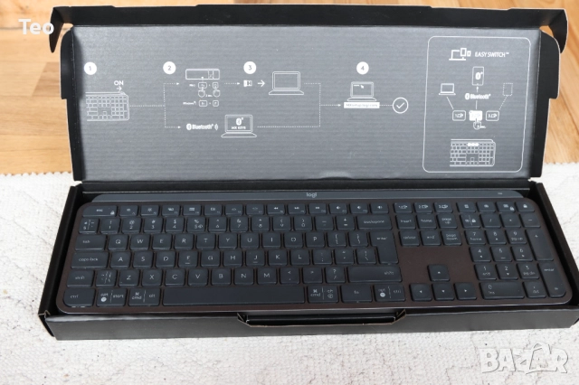 Клавиатура Logitech MX Keys S, US, Graphite 3 бр.